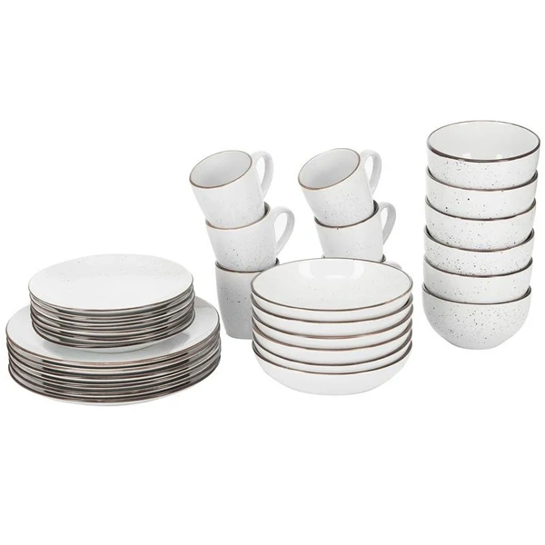 Столовый набор Empire H2021-871 White 30 пр.