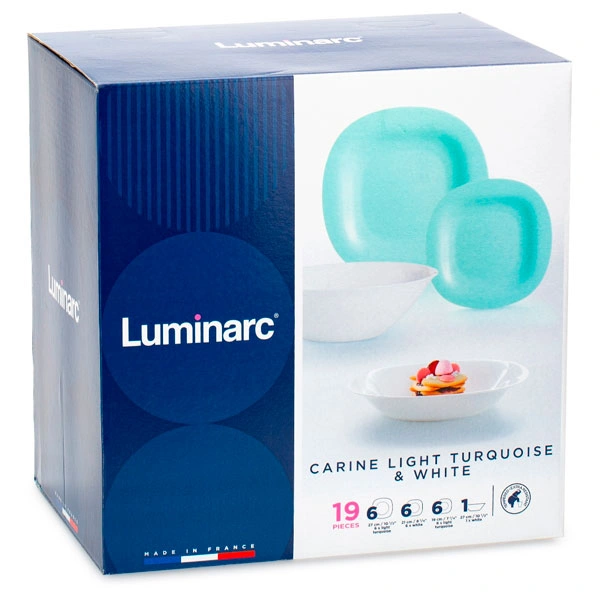 Столовый набор Luminarc TURQ P 7627 19 пр.