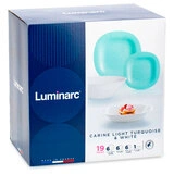 Столовый набор Luminarc TURQ P 7627 19 пр.