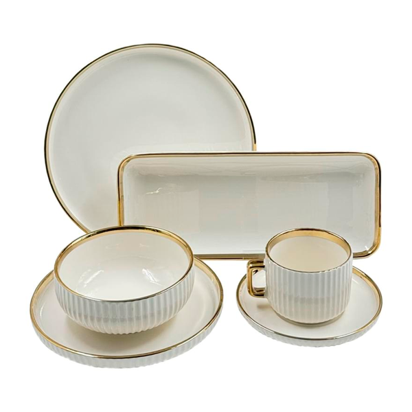 Empire Асхана жиынтығы 32 бұйым, Алтын