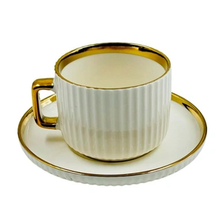 Столовый набор Empire 32 пр, Золотой - фото 4