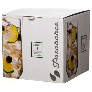 Набор стаканов Pasabahce Allegra 470мл 4 пр. (420015/4)