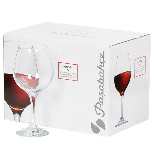 Pasabahce шарап бокалы Amber (440275-6) - фото 3