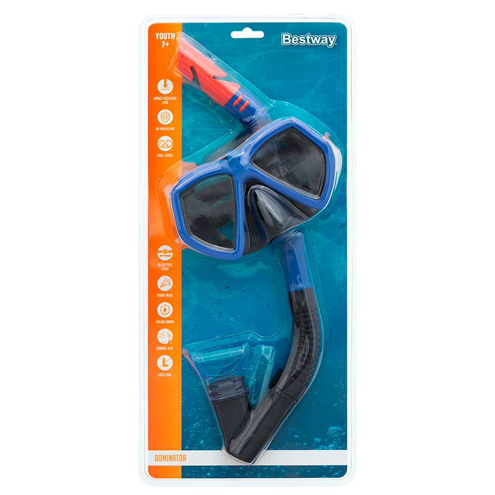 Набор для плавания Bestway 24070 / в упаковке: маска, трубка - фото 2