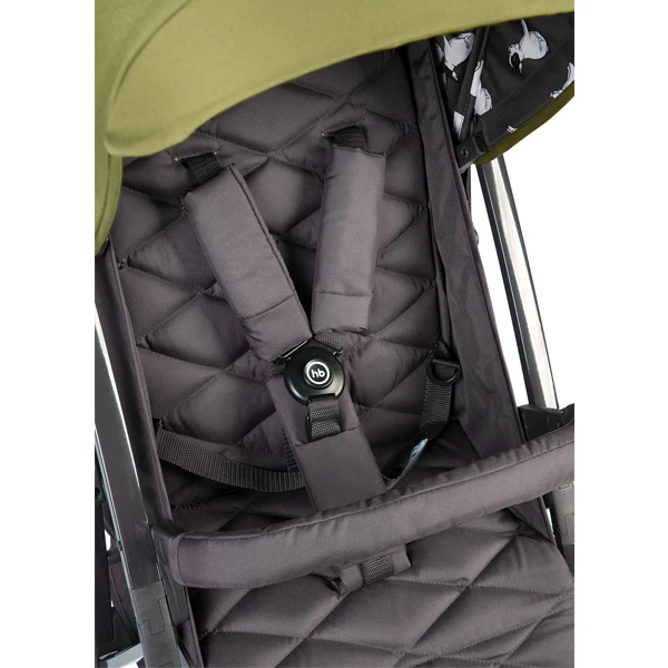 Коляска прогулочная Happy Baby Eleganza V2 Light Grey - фото 4