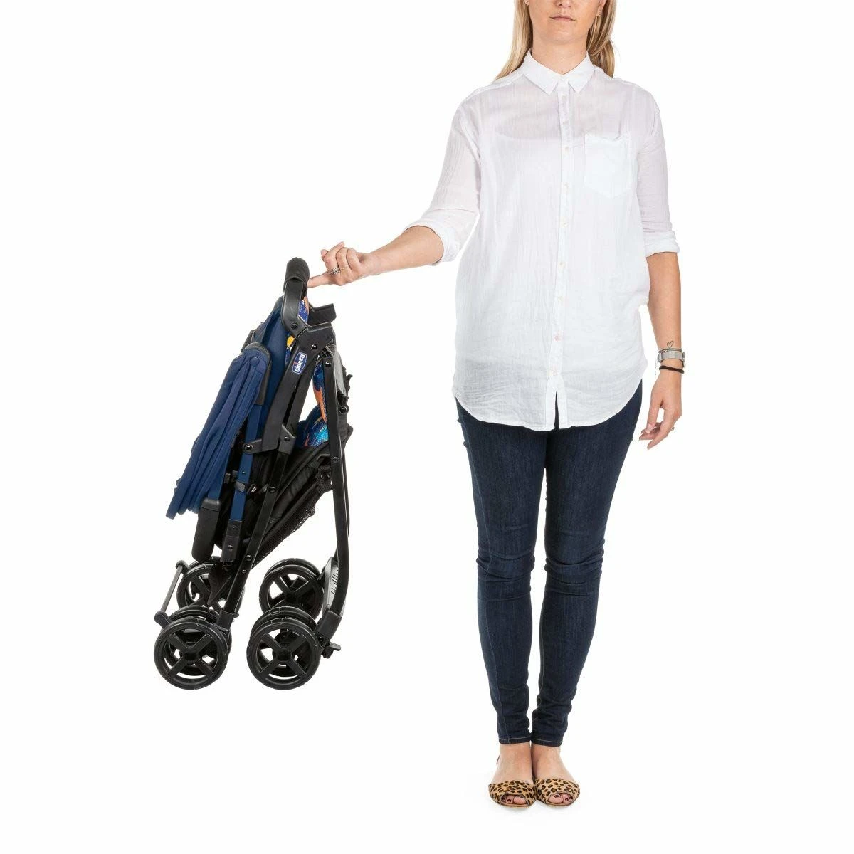 Прогулочная коляска Chicco Ohlala 2 Dino Derby Синий - фото 9