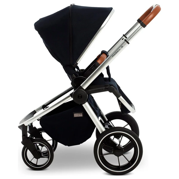 Коляска 2в1 Moon ReSea S Navy Blue - фото 6