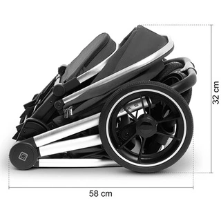 Коляска 2в1 Moon ReSea S Navy Blue