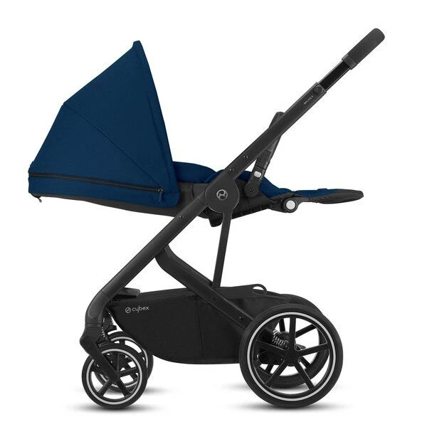 Прогулочная коляска Cybex Balios S Lux BLK Navy Blue - фото 3