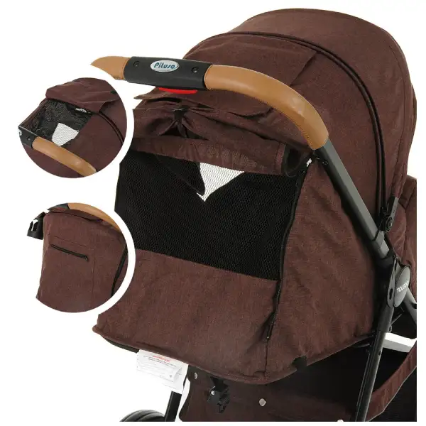 Прогулочная коляска Pituso Toledo Brown - фото 10