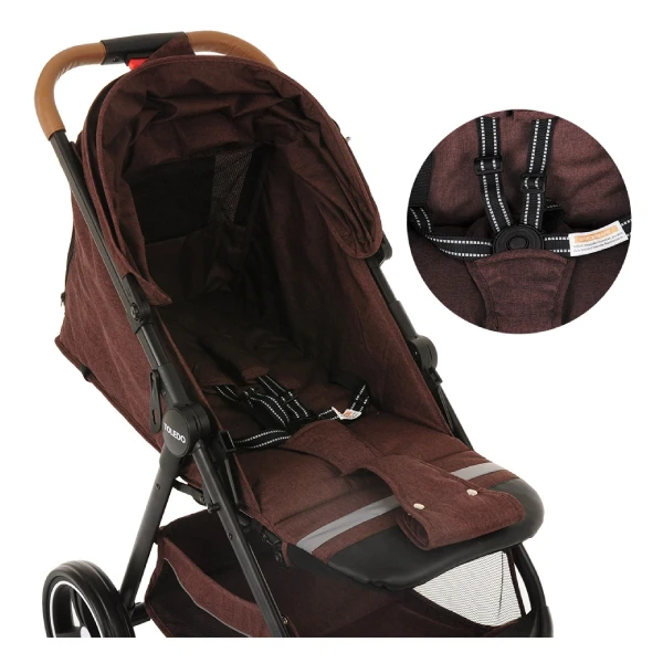 Прогулочная коляска Pituso Toledo Brown - фото 9