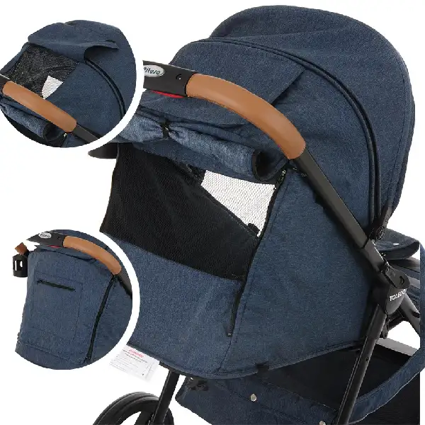 Прогулочная коляска Pituso Toledo Jeans - фото 7