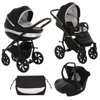 Коляска 3в1 Tutis Nanni Black/White