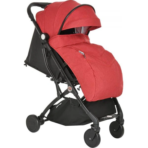 Прогулочная коляска Pituso Voyage Black/Red - фото 2
