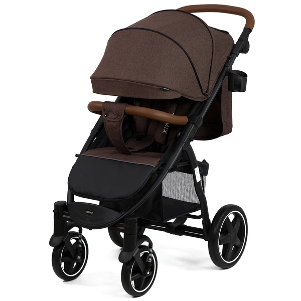 Детская коляска Tomix Stella HP-777 Dark Brown+Black 2022 - фото 3