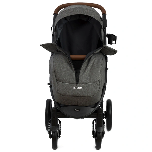 Детская коляска Tomix Stella HP-777 Grey+Black 2022 - фото 5