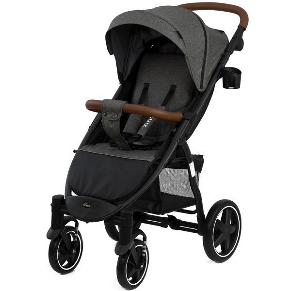 Детская коляска Tomix Stella HP-777 Grey+Black 2022 - фото 4