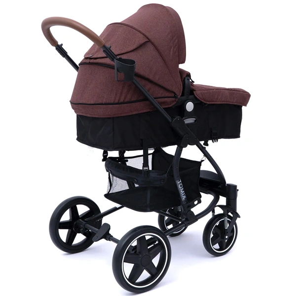 Детская коляска Tomix Emily HP720 Dark brown+Black - фото 3