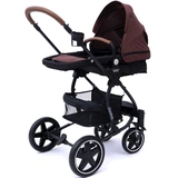 Детская коляска Tomix Emily HP720 Dark brown+Black - фото 7