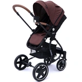 Детская коляска Tomix Emily HP720 Dark brown+Black - фото 9