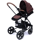 Детская коляска Tomix Emily HP720 Dark brown+Black - фото 8