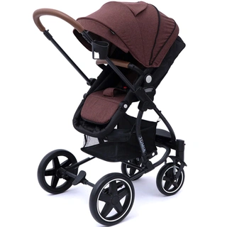 Детская коляска Tomix Emily HP720 Dark brown+Black