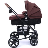 Детская коляска Tomix Emily HP720 Dark brown+Black - фото 2