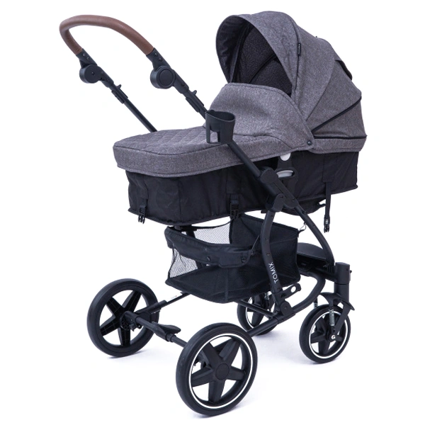 Детская коляска Tomix Emily HP720 Dark Grey+Black - фото 2