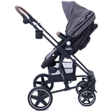 Детская коляска Tomix Emily HP720 Dark Grey+Black - фото 13