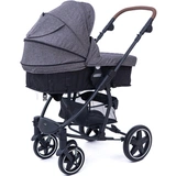 Детская коляска Tomix Emily HP720 Dark Grey+Black - фото 3