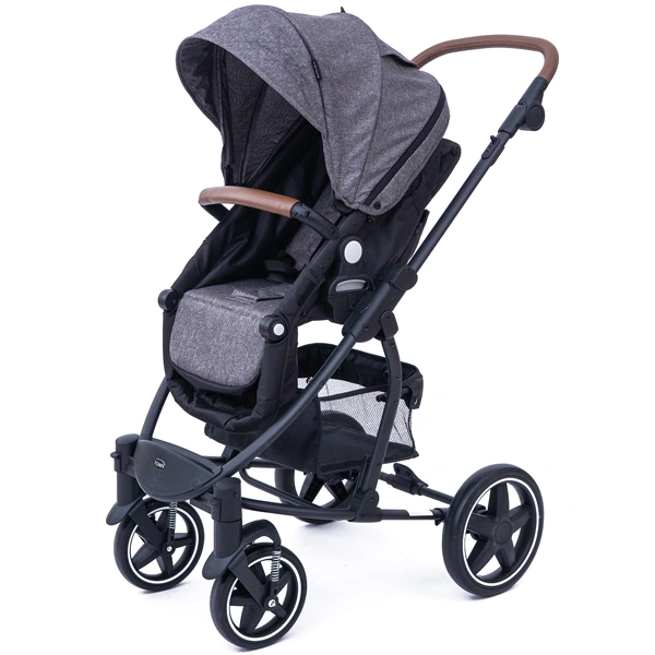 Детская коляска Tomix Emily HP720 Dark Grey+Black - фото 6