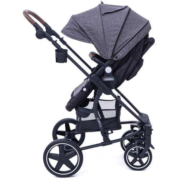 Детская коляска Tomix Emily HP720 Dark Grey+Black - фото 10