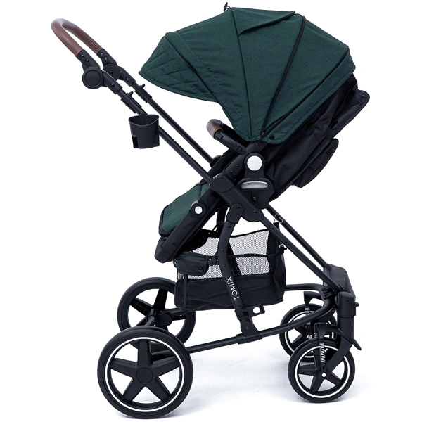 Детская коляска Tomix Emily HP720 Dark Green+Black - фото 5