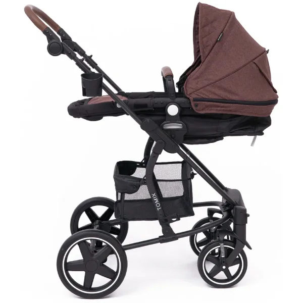 Детская коляска Tomix Madison Dark Brown / Black - фото 3