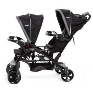 Детская прогулочная коляска для двойни Ramili Baby Twin ST