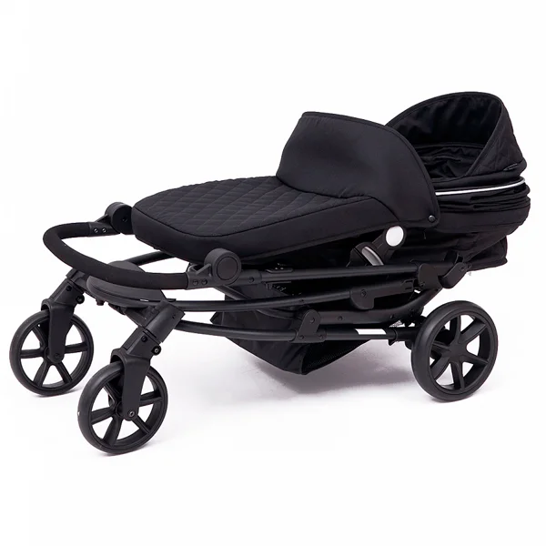 Детская коляска 2-в-1 с автокреслом TOMIX Bloom HP-710 Black - фото 11