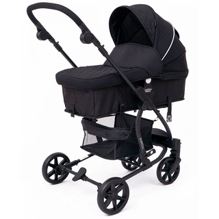 Детская коляска 2-в-1 с автокреслом TOMIX Bloom HP-710 Black