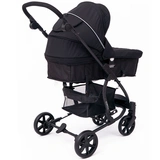 Детская коляска 2-в-1 с автокреслом TOMIX Bloom HP-710 Black - фото 9