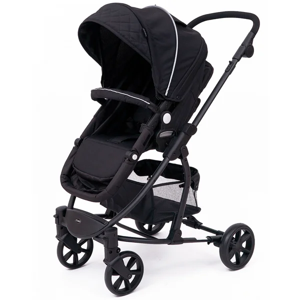 Детская коляска 2-в-1 с автокреслом TOMIX Bloom HP-710 Black - фото 3