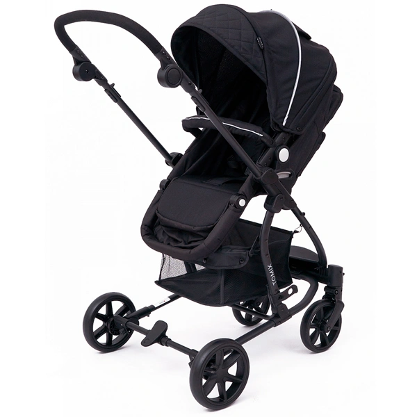 Детская коляска 2-в-1 с автокреслом TOMIX Bloom HP-710 Black - фото 10