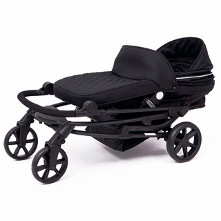 Детская коляска 2-в-1 с автокреслом TOMIX Bloom HP-710 Dark brown+Black