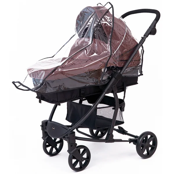 Детская коляска 2-в-1 с автокреслом TOMIX Bloom HP-710 Dark brown+Black - фото 9