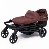 Детская коляска 2-в-1 с автокреслом TOMIX Bloom HP-710 Dark brown+Black - фото 11