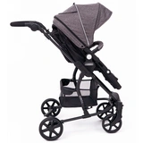 Детская коляска 2-в-1 с автокреслом TOMIX Bloom HP-710 Dark Grey+Black - фото 7