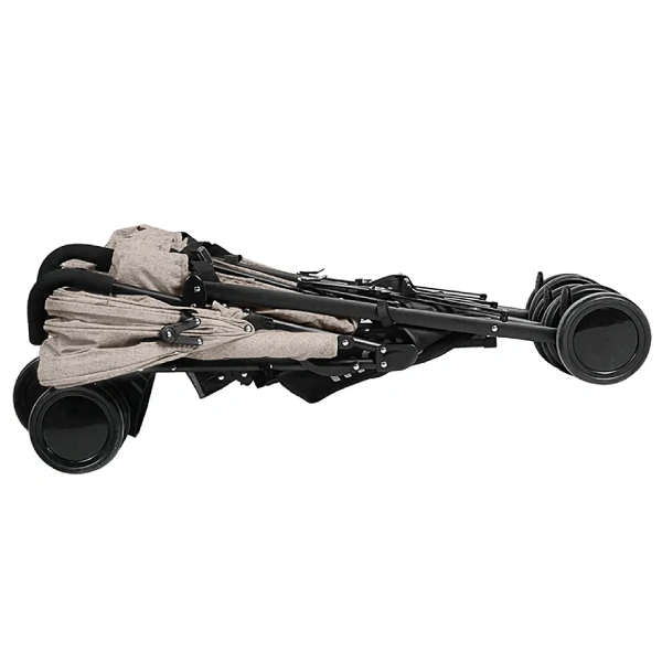 Прогулочная коляска-трость Indigo Duet Beige gray - фото 5