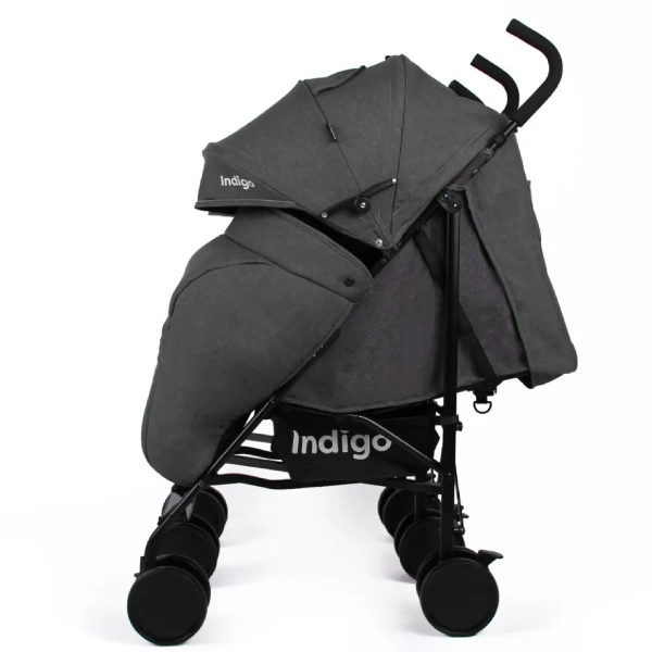 Прогулочная коляска-трость Indigo Duet Grey - фото 4