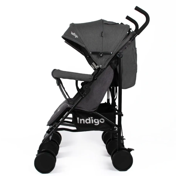 Прогулочная коляска-трость Indigo Duet Grey - фото 3