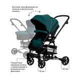 Детская коляска-трансформер Tomix Sandy HP-707 Dark Green - фото 10