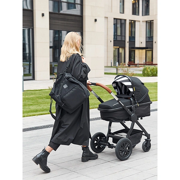 Детская коляска-трансформер Happy Baby Mommer Black - фото 17