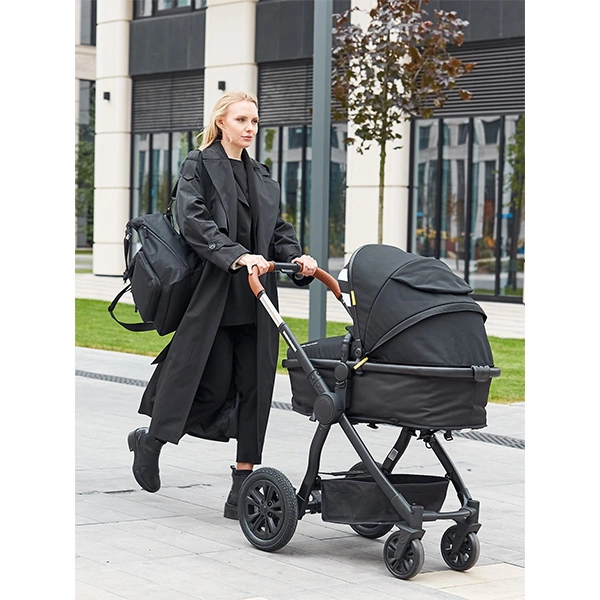 Детская коляска-трансформер Happy Baby Mommer Black - фото 18